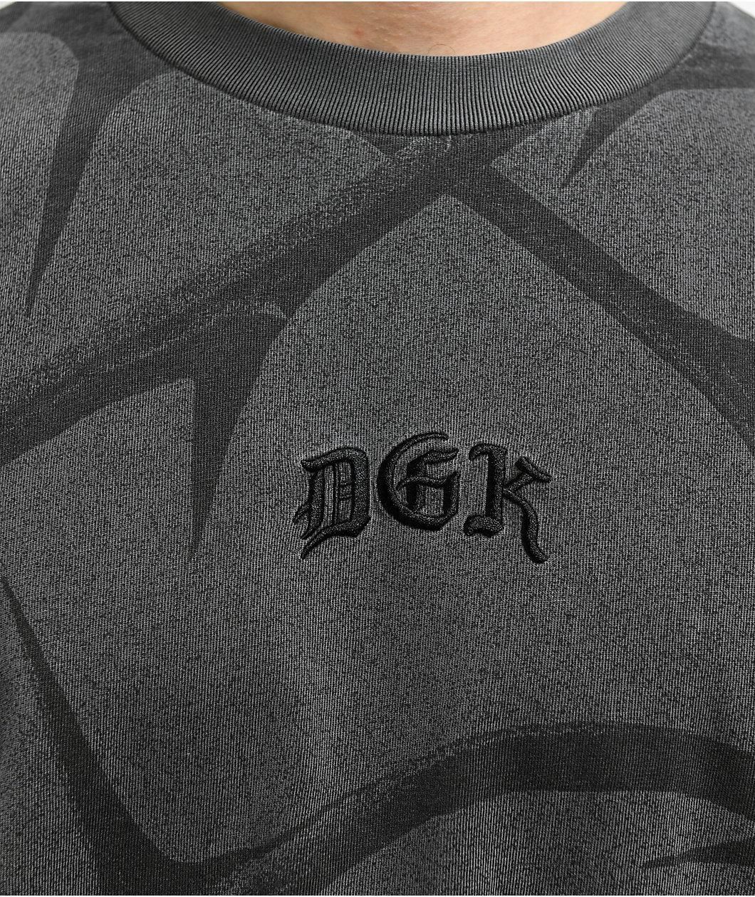 DGK Thorns Heavyweight Washed Black T-Shirt Product Image