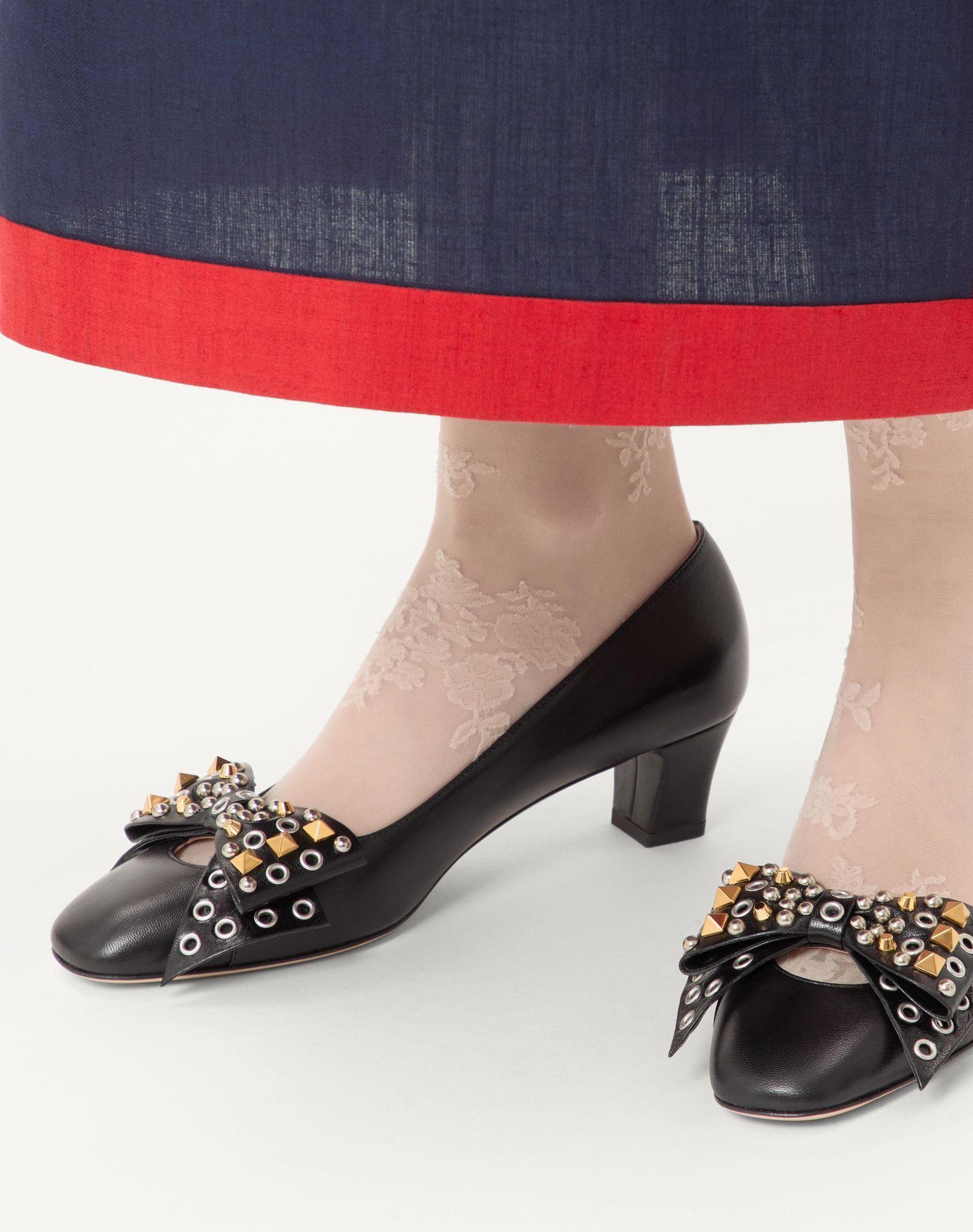 Bowow Pump In Kidskin With Studs 45Mm Product Image