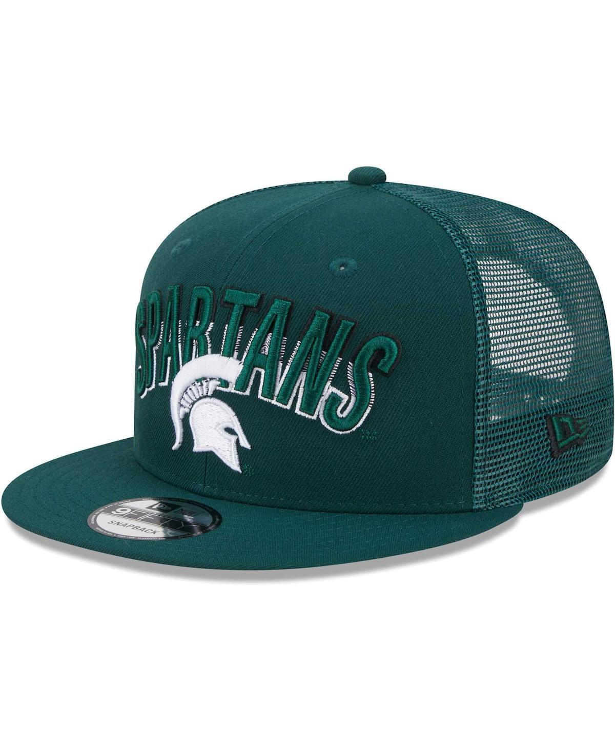Mens New Era Michigan State Spartans Grade Trucker 9FIFTY Snapback Hat Product Image