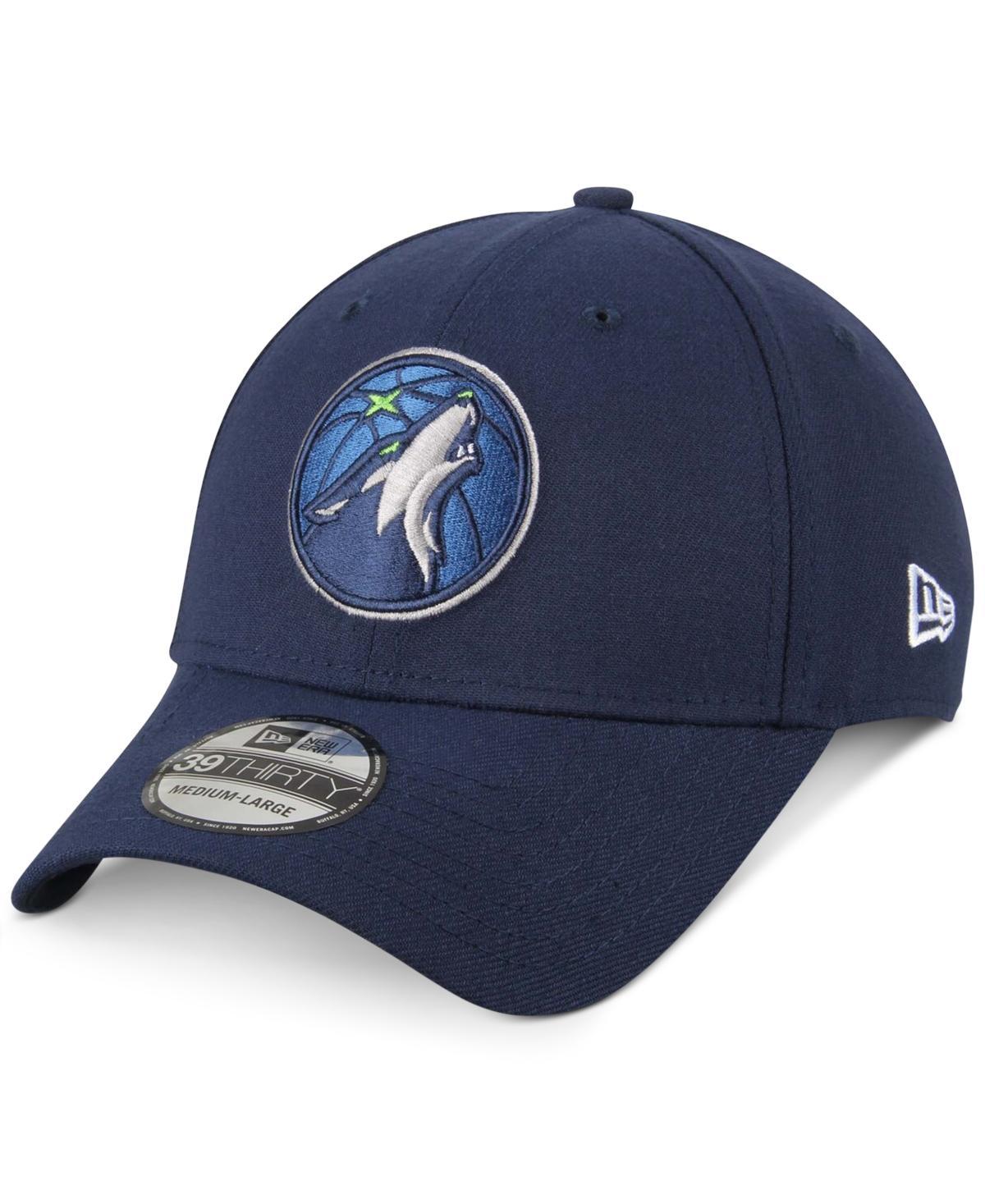 NIKE New Era Men's Navy Minnesota Timberwolves Team Classic 39thirty Flex Hat In Dk Blue Product Image