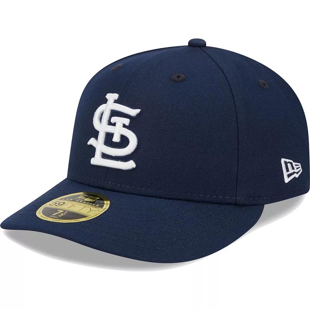 Mens New Era St. Louis Cardinals Oceanside Low Profile 59FIFTY Fitted Hat Blue Product Image