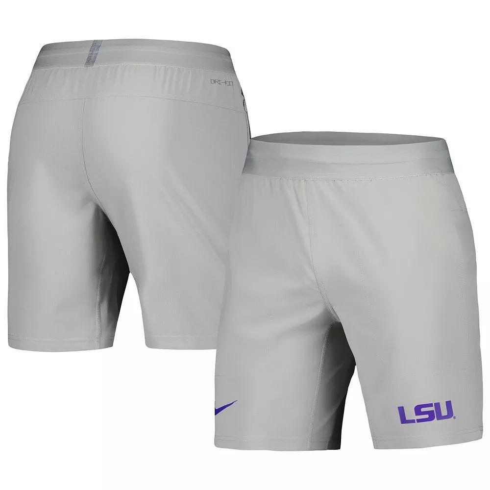 Men's Nike  Gray LSU Tigers Player Performance Shorts, Size: 2XL, Grey Product Image