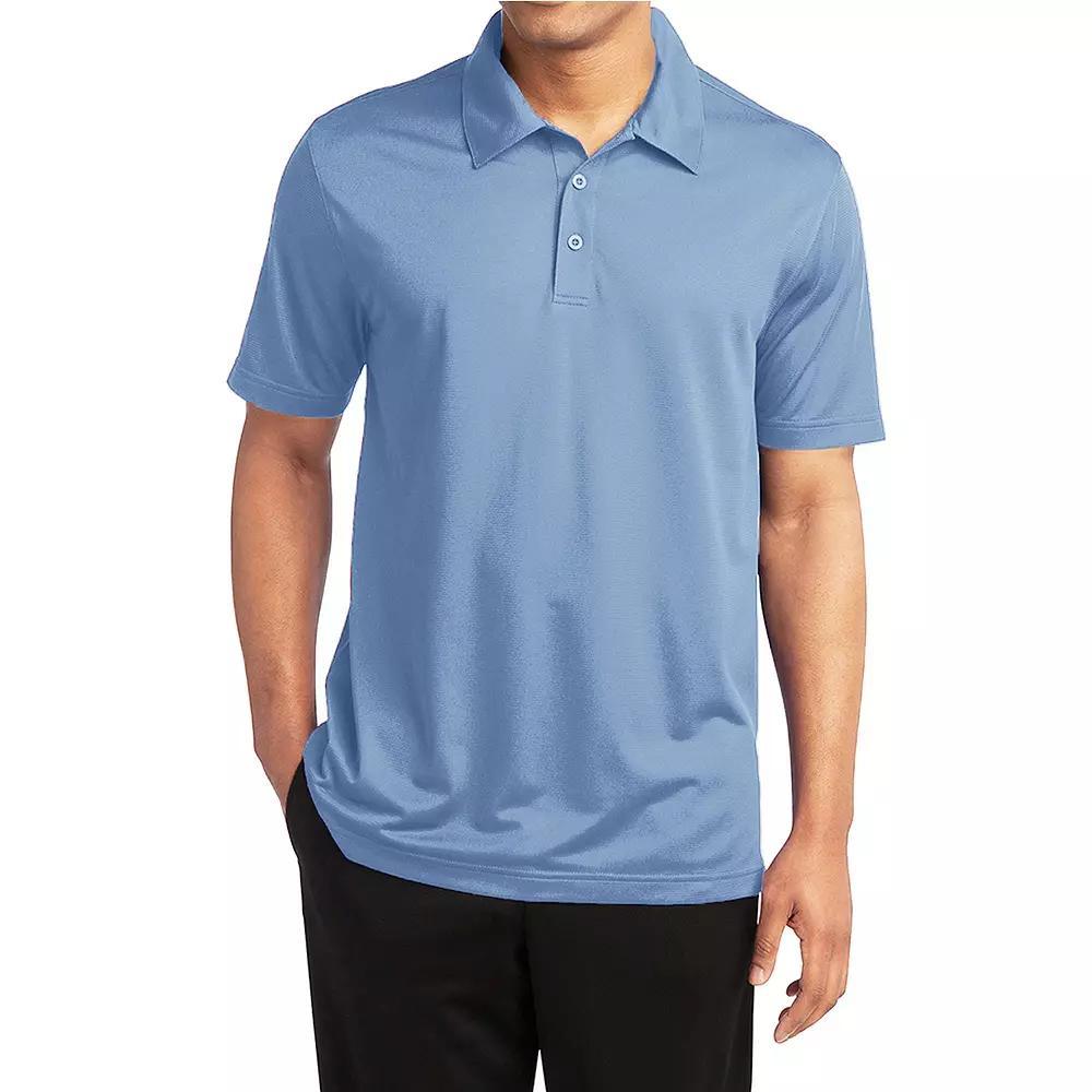 Men's Galaxy By Harvic Moisture-Wicking Polo, Size: XXL, Light Blue Product Image