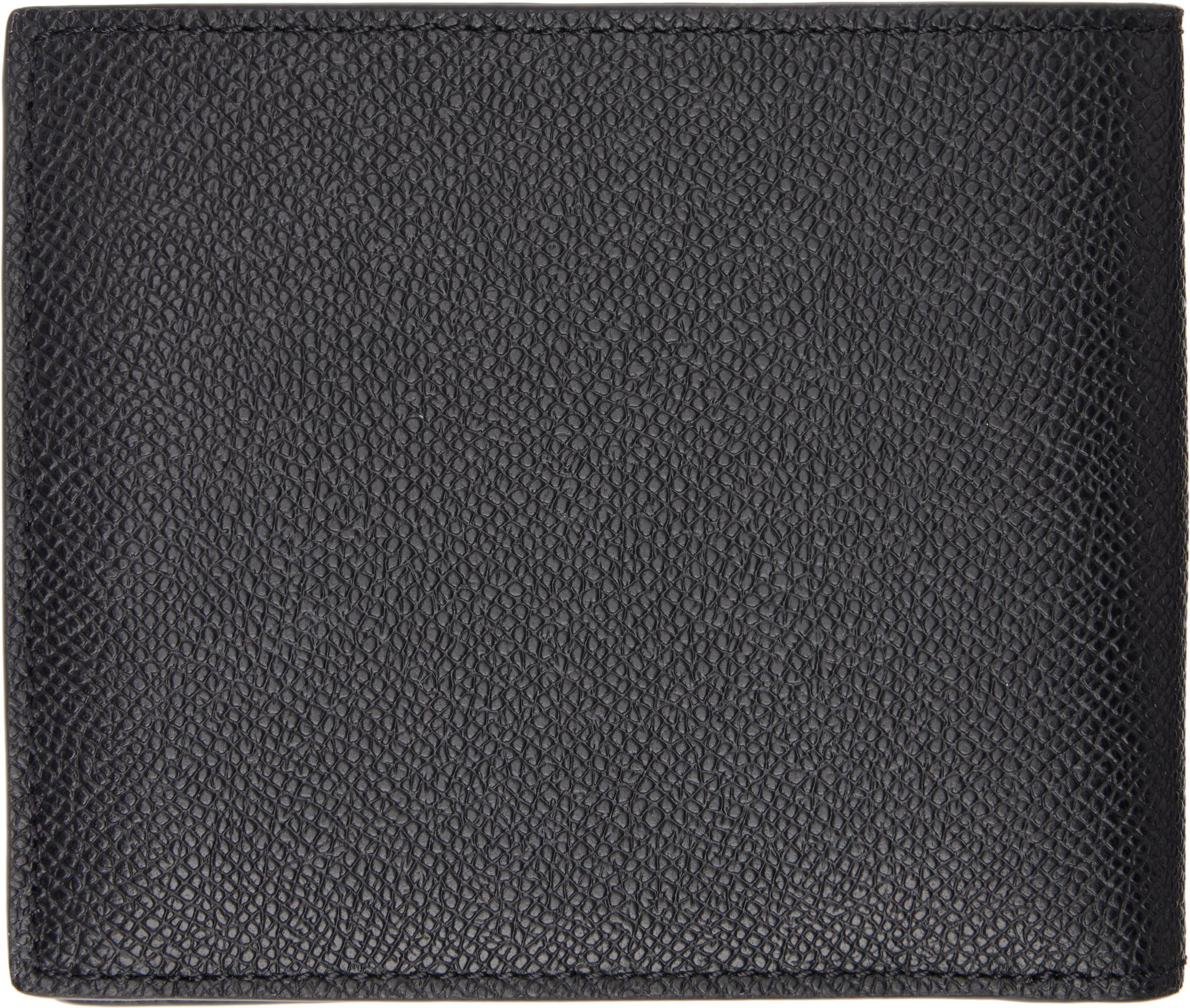 TOM FORD Black Small Grain Leather Bifold Wallet Product Image