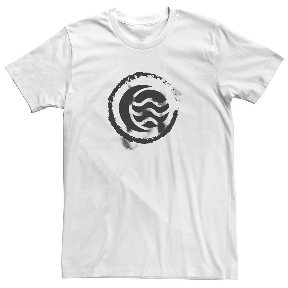 Men's The Last Airbender Water Nation Spray Paint Stencil Tee, Size: XXL, White Product Image
