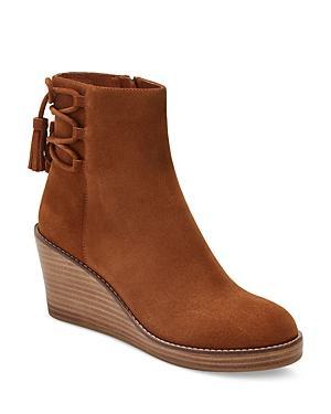 Jack Rogers Banbury Wedge Bootie Suede Women's Boots Product Image