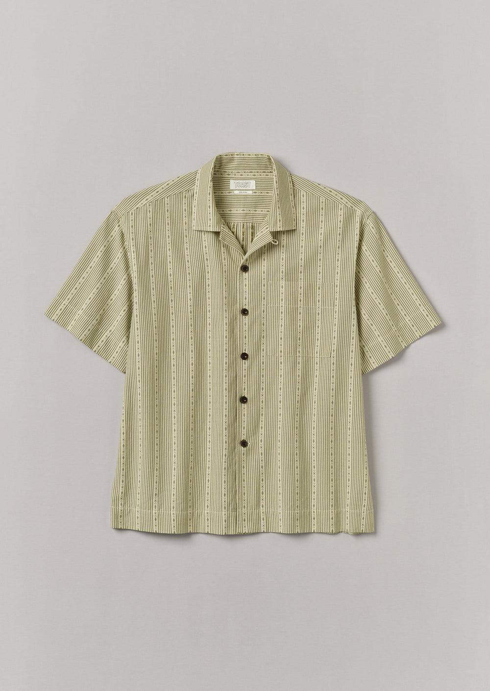 Cotton Linen High Break Blazer | Wood Ash Product Image