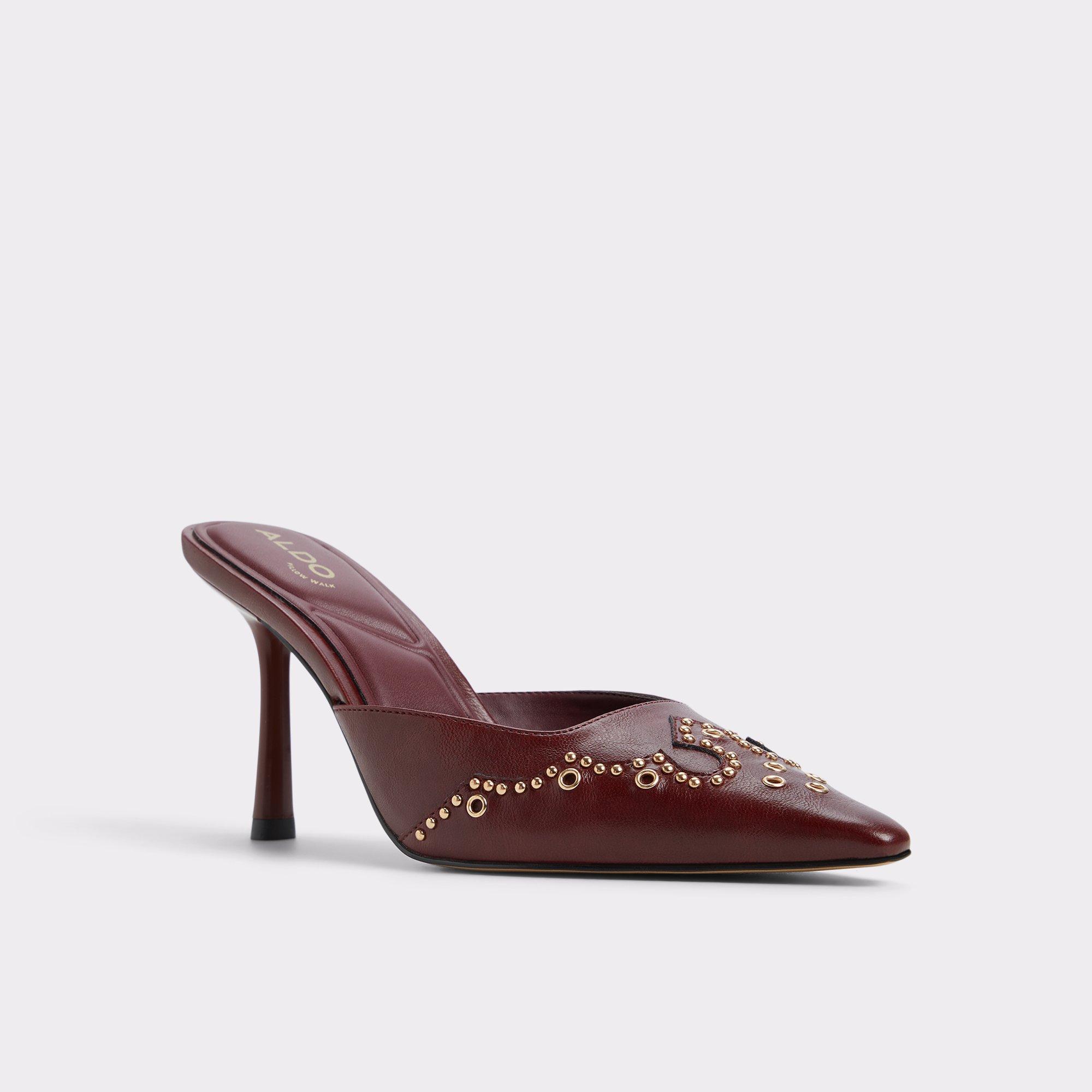 ALDO Amarilla - Women's Mule Slide - Red, Size 11 Product Image