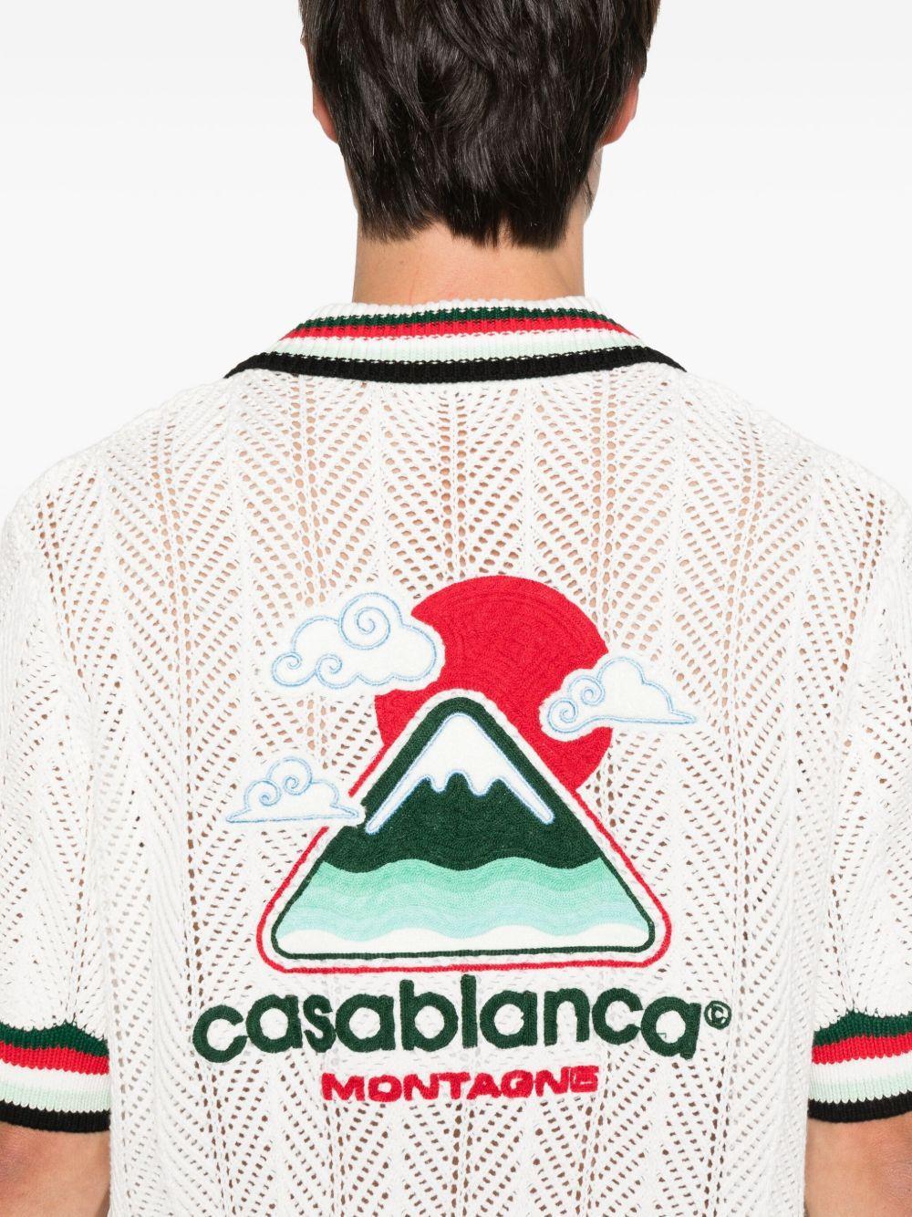 logo-embroidered shirt Product Image