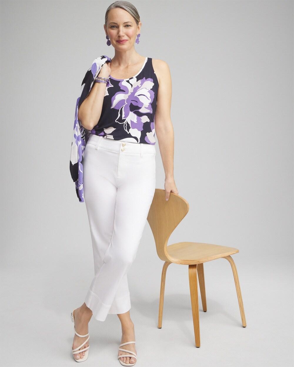 Touch of Cool™ Placed Floral Polished Tank Product Image