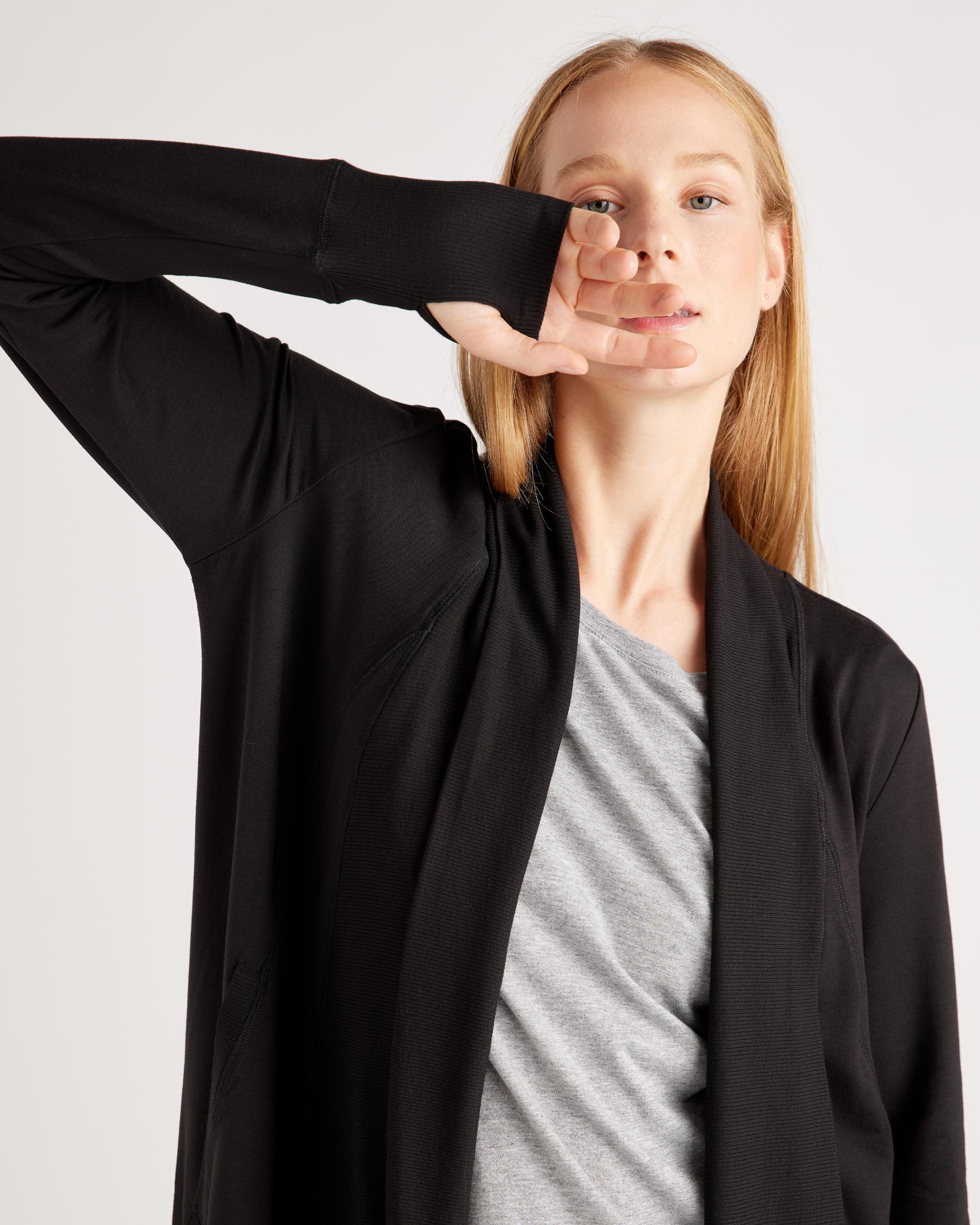 Quince | Women's French Terry Modal Cardigan Sweater Size XL, Lenzing Modal Product Image