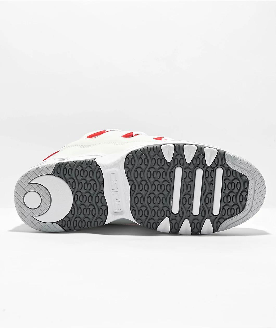 Osiris D3 OG White, Red & Grey Skate Shoes D3 Product Image