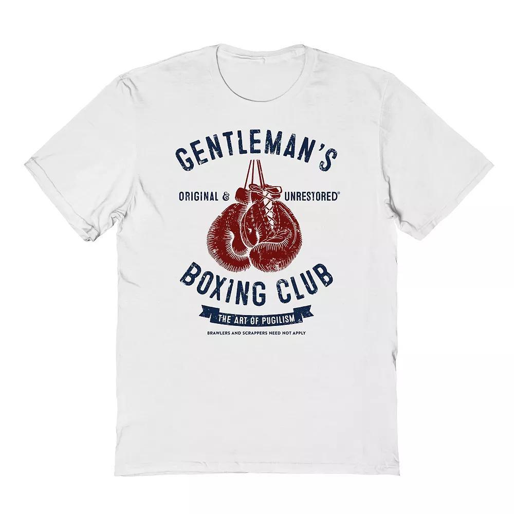 Men's Original & Unrestored Pugilism Graphic Tee, Size: Small, White Product Image