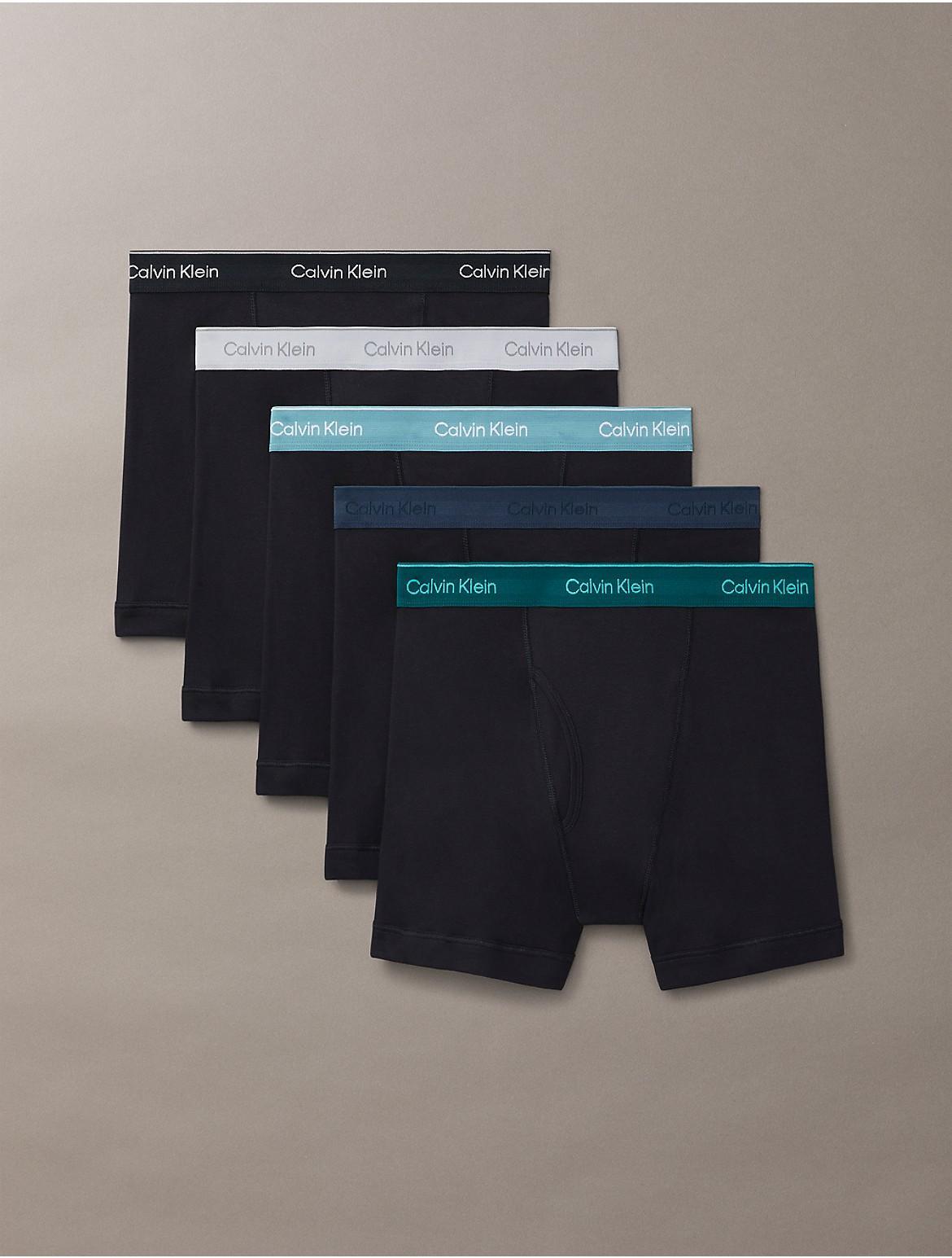Calvin Klein Mens Cotton Classics 5-Pack Boxer Brief - Black Product Image