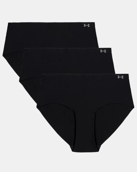 UA Pure Stretch Womens 3-Pack No Show Hipster Product Image