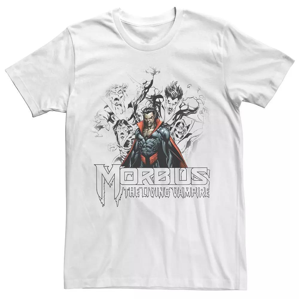 Men's Marvel Morbius The Living Vampire Sketches Tee, Size: Medium, White Product Image