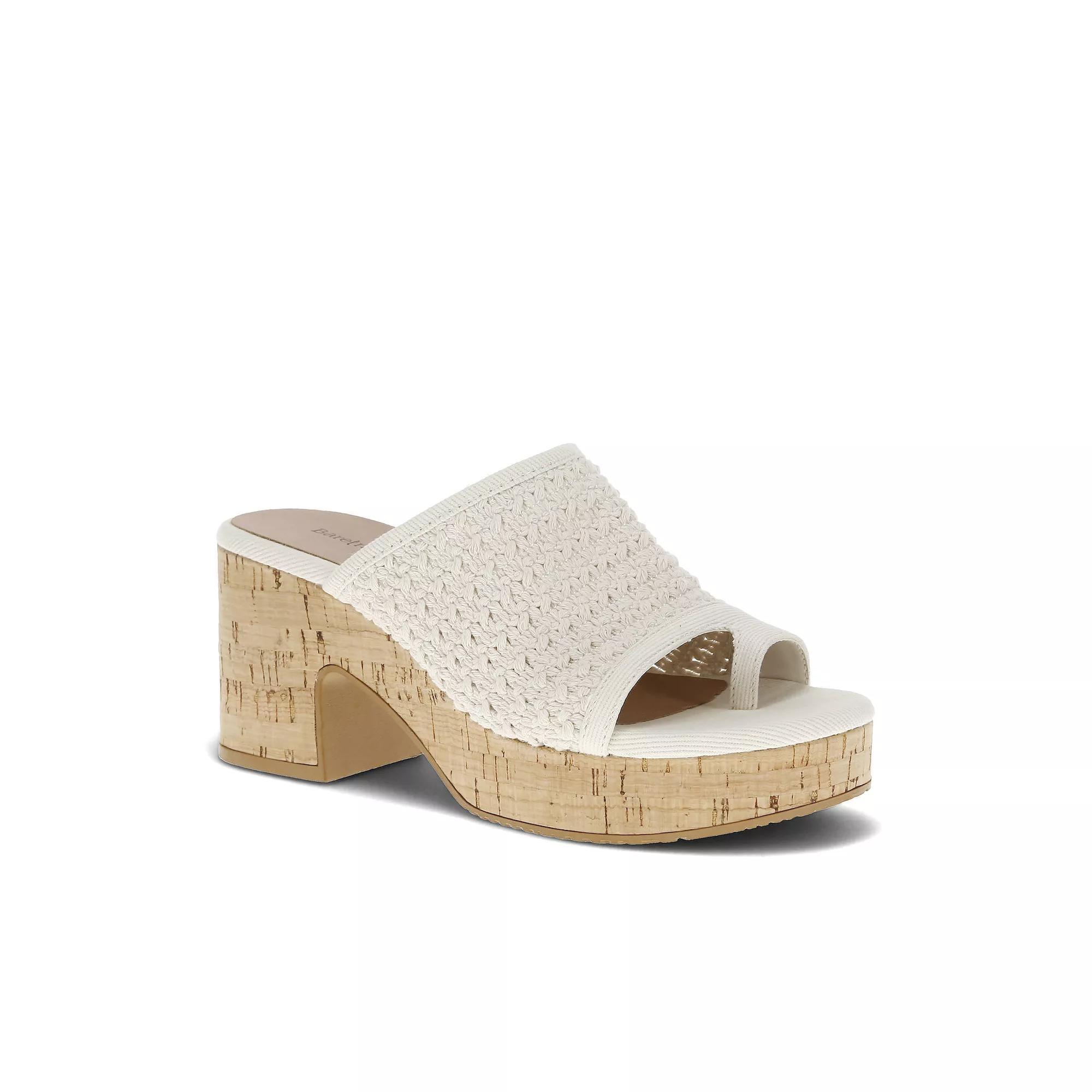Baretraps Maia Block Women's Heel Sandals, Size: 6, Natural Product Image