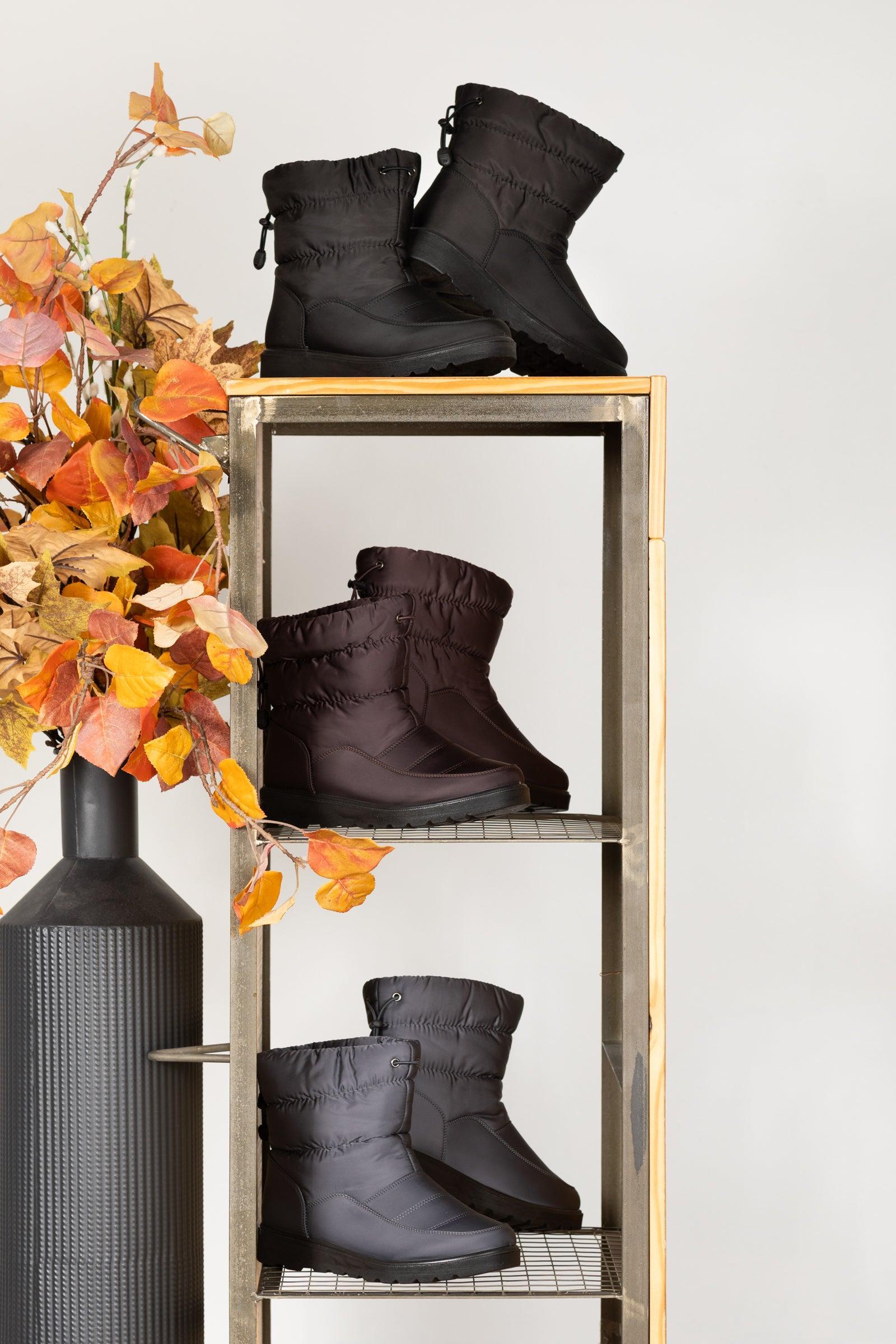 Puffer Boot With Cinch Detail Product Image