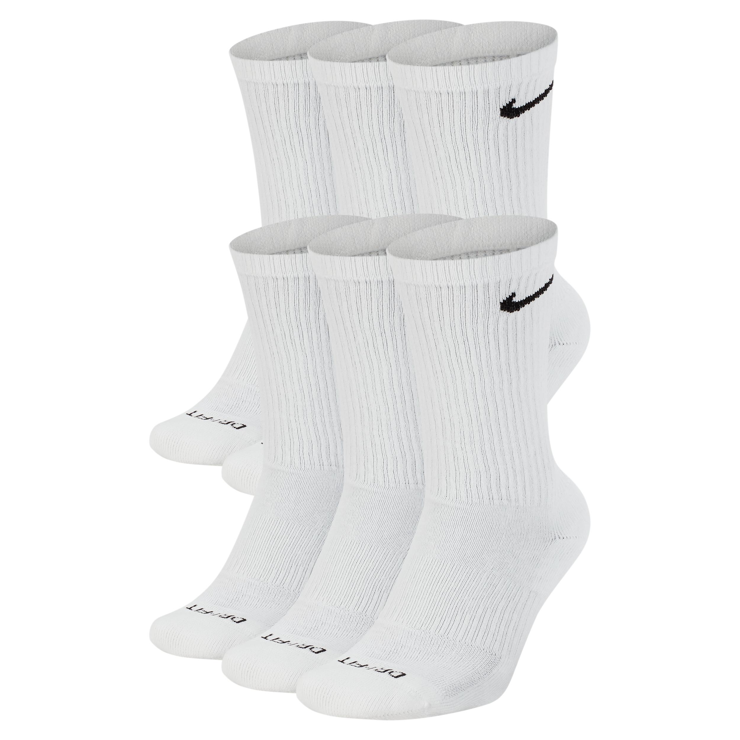 Nike Men's Everyday Plus Cushioned Training Crew Socks (6 Pairs) Product Image