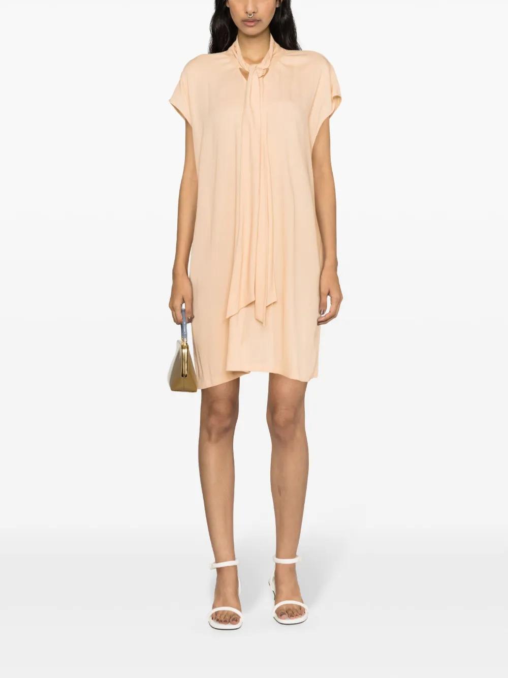 FABIANA FILIPPI Minikleid Mit Schaldetail In Orange Product Image