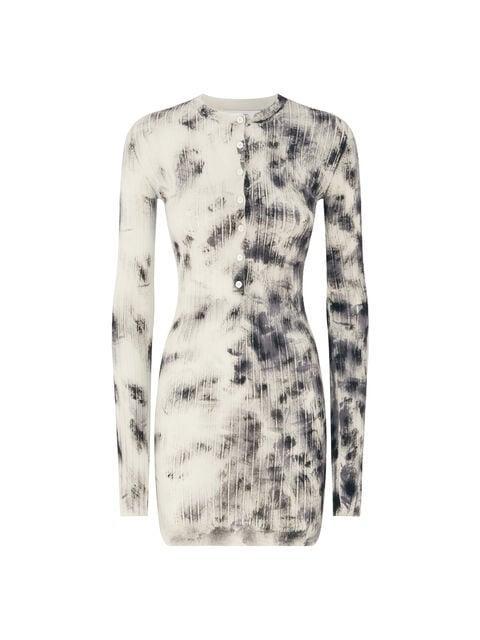 Sand and black mini dress Product Image