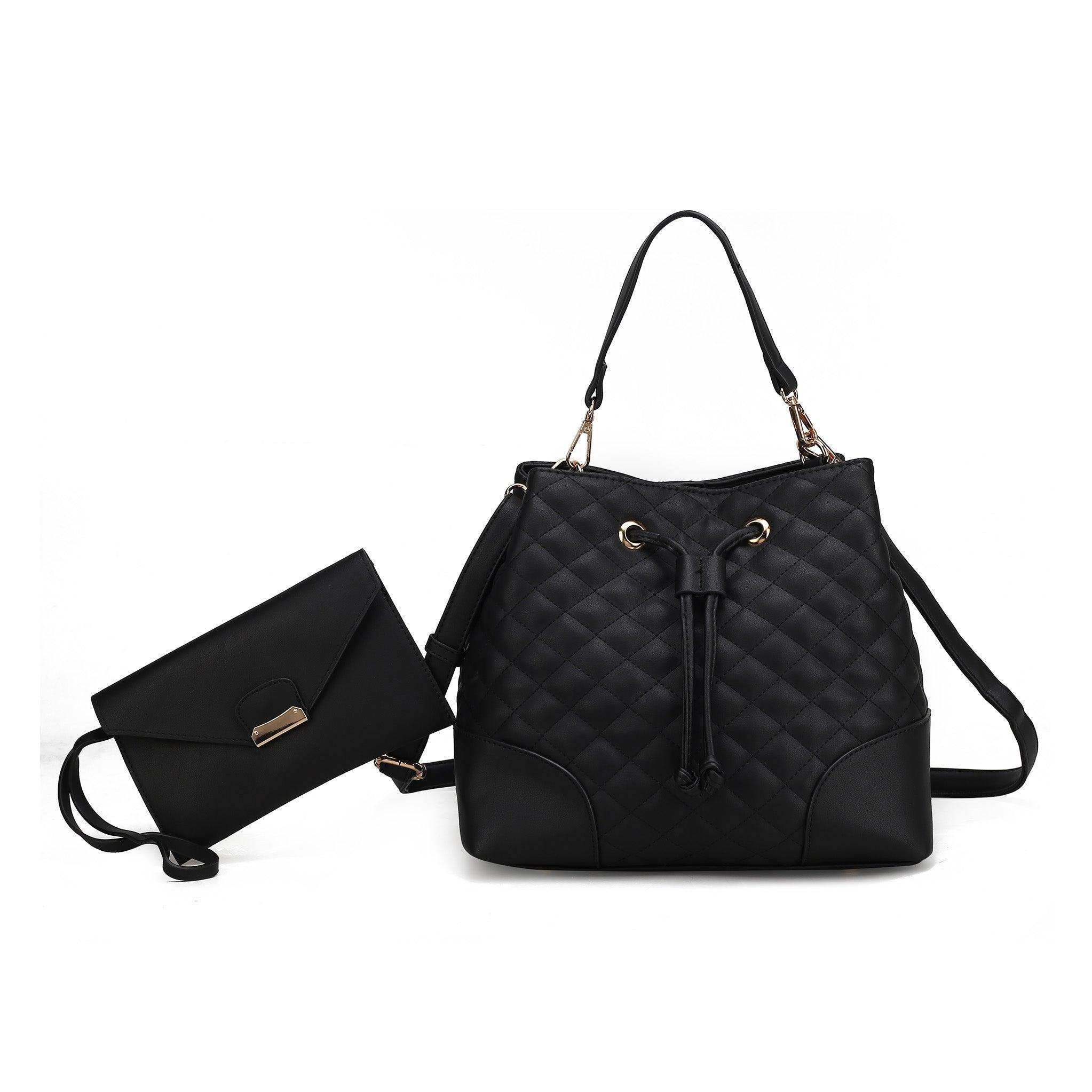 MKF Collection Women's Wendy 2 Pcs Bucket Bag With Wristlet Female Product Image