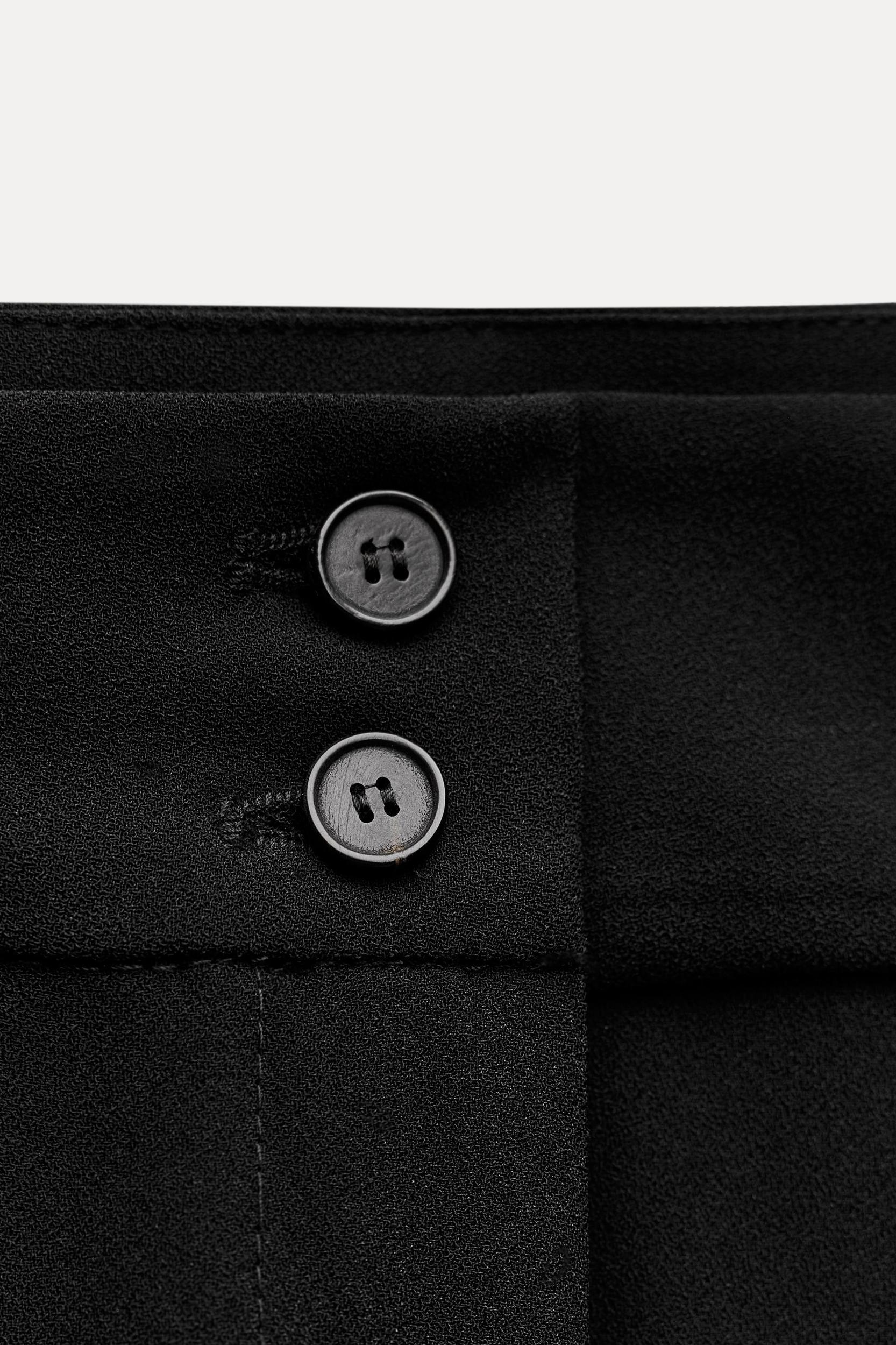 PLEATED ANKLE LENGTH PANTS ZW COLLECTION Product Image