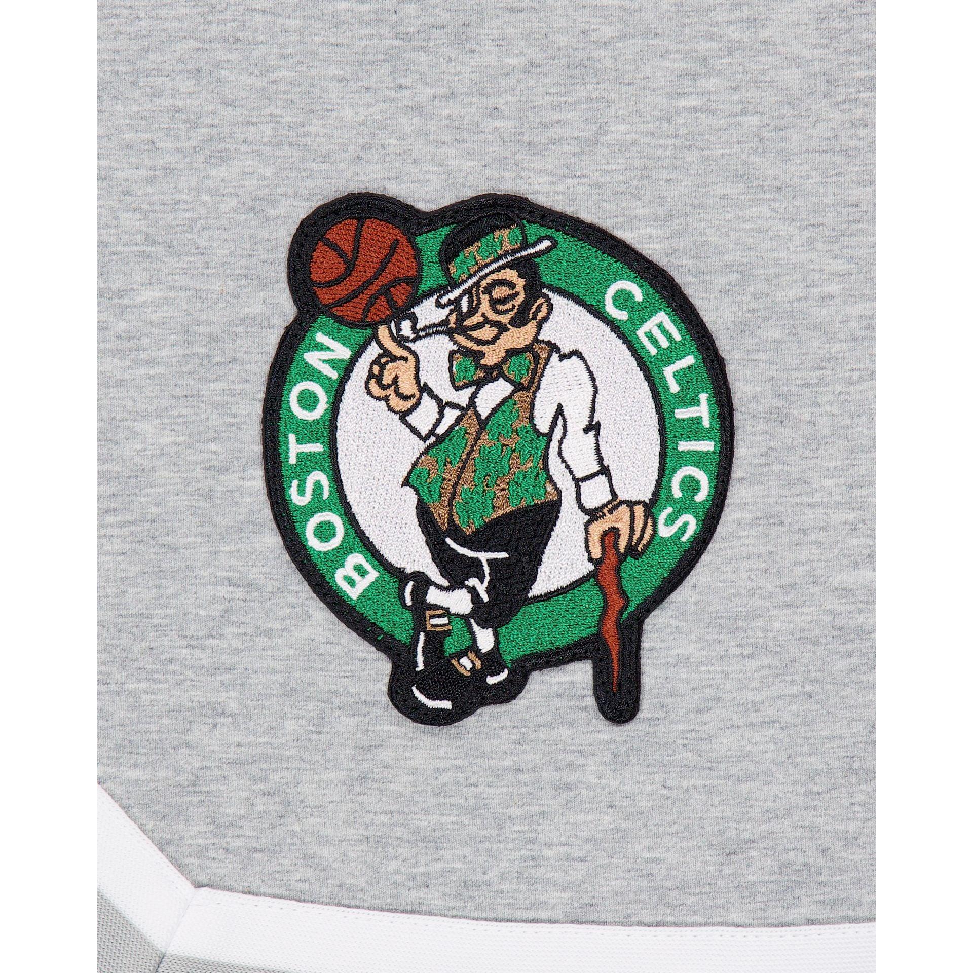 Boston Celtics Gray Logo Select Shorts Male Product Image