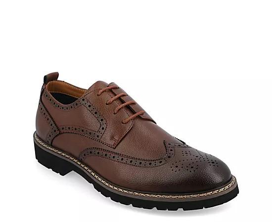 VANCE Campbell Tru Comfort Foam Men's Wingtip Dress Shoes, Size: 8.5, Brown Product Image