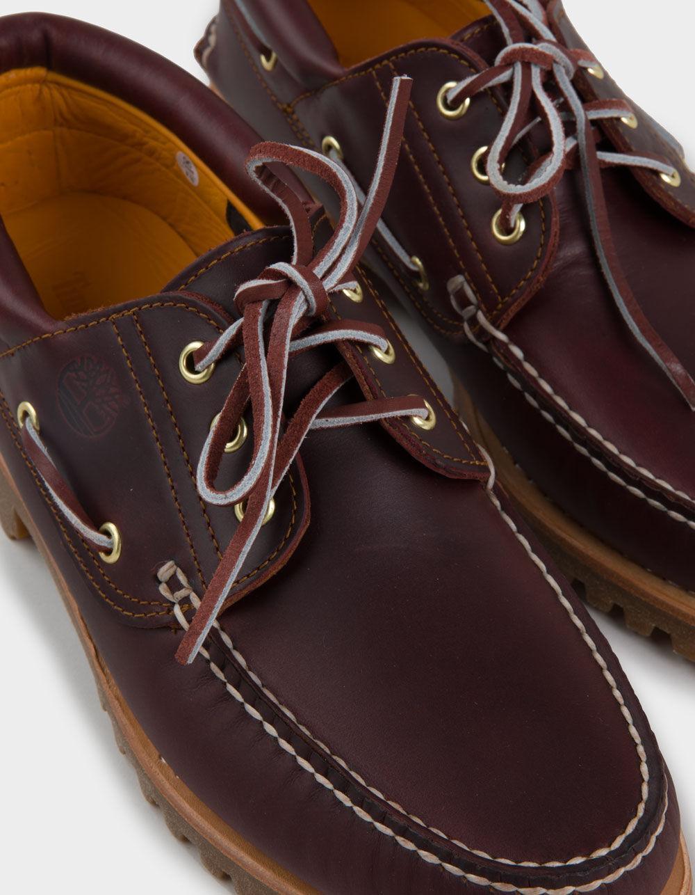 TIMBERLAND Authentics Mens 3-Eye Boat Shoes Product Image
