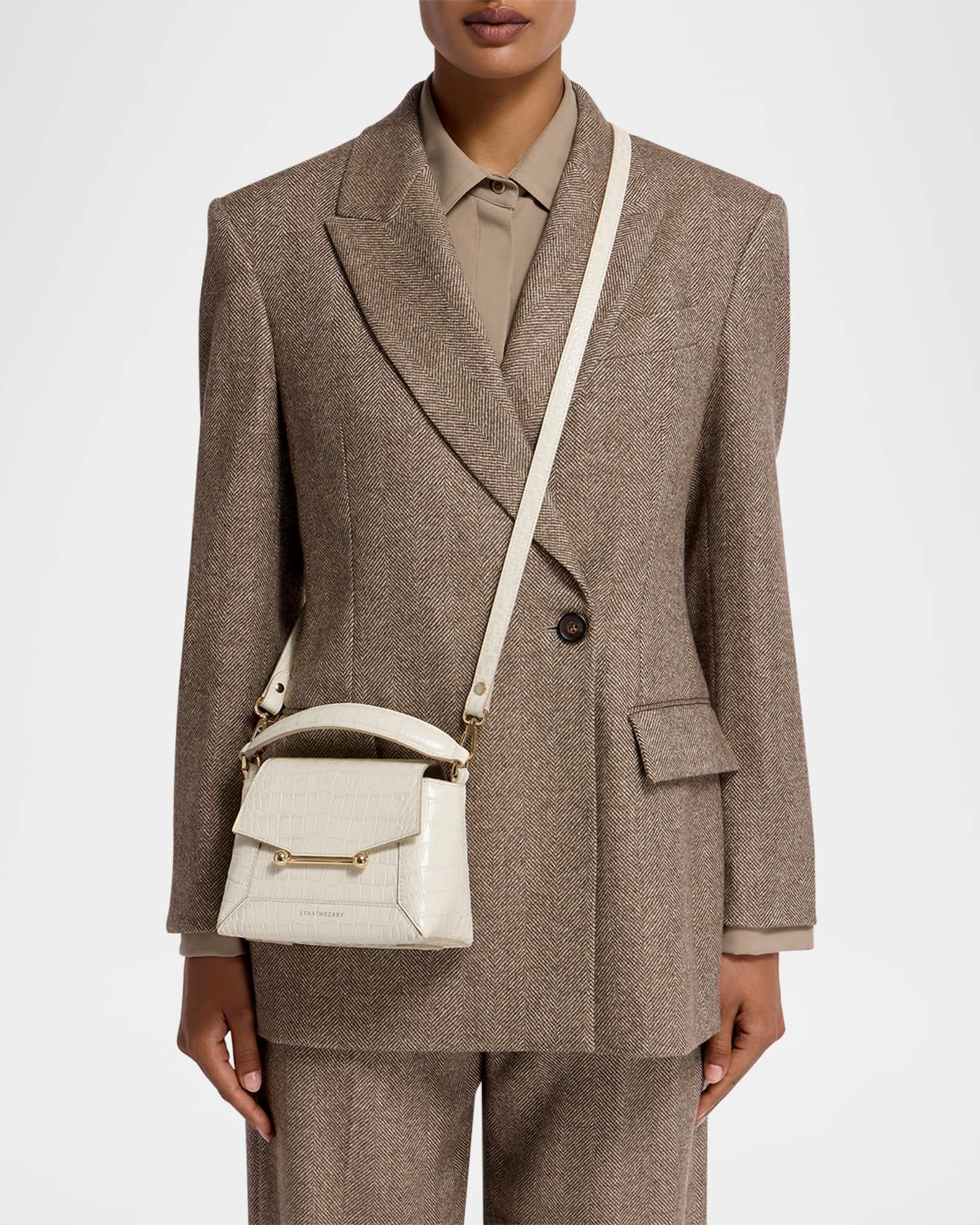Mosaic Nano Croc Leather Top-Handle Bag Product Image