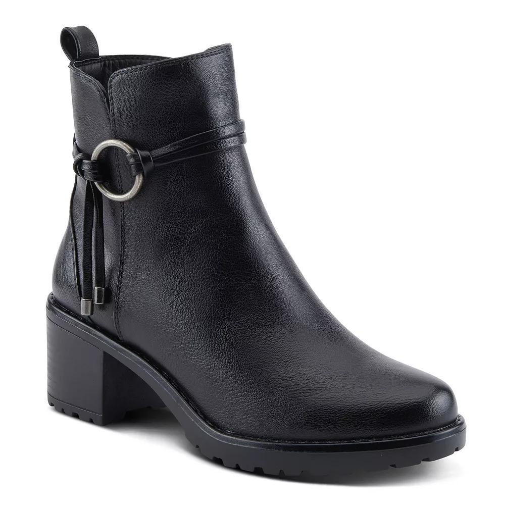 Patrizia Briggs Women's Tie Loop Detailed Ankle Boots, Size: 38, Black Product Image