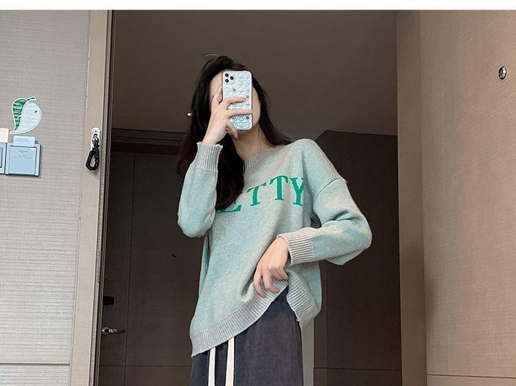Drawstring Waist Plain Wide Leg Sweatpants Product Image