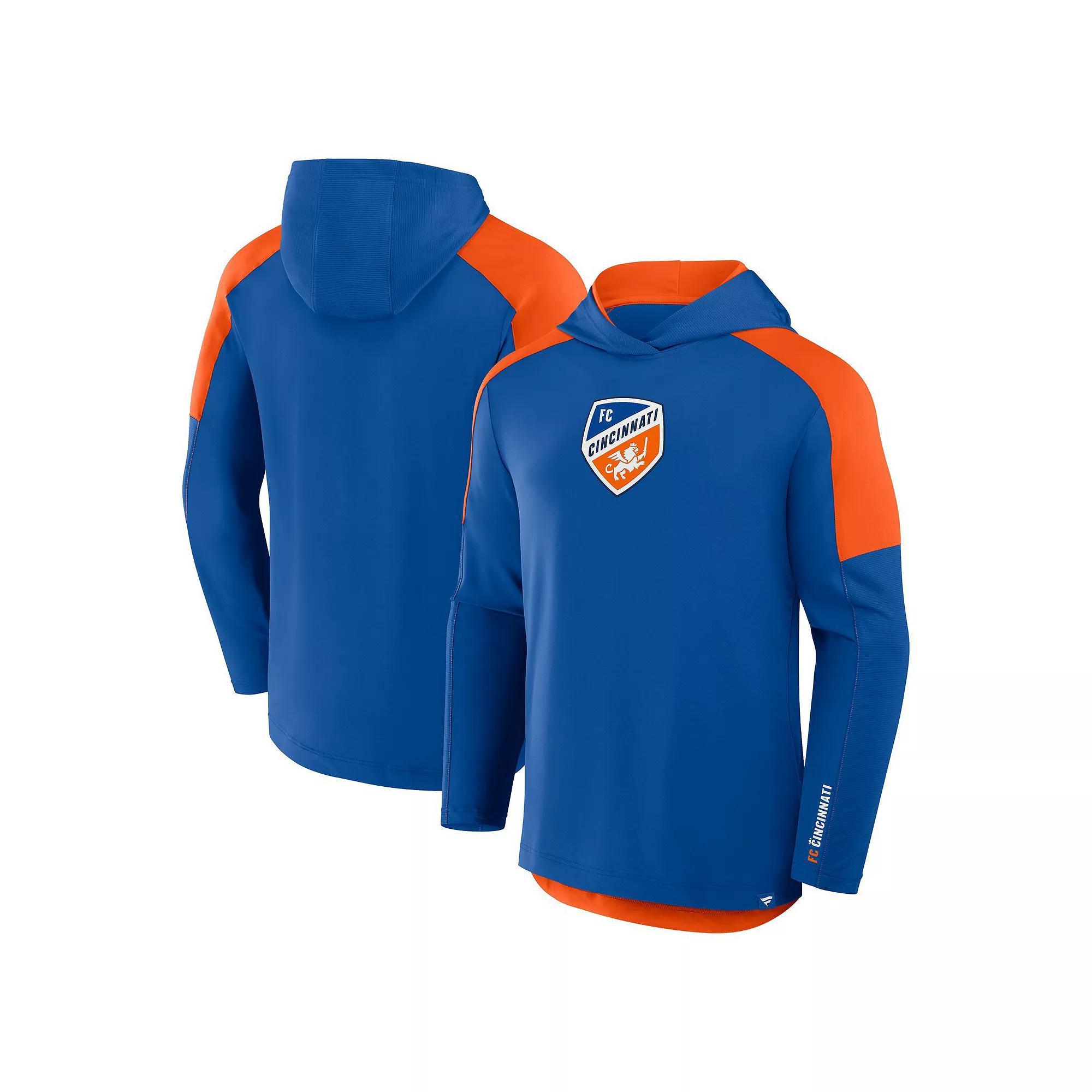 Men's Fanatics Blue FC Cincinnati Red Card Transitional Pullover Hoodie, Size: Small, Fcc Blue Product Image