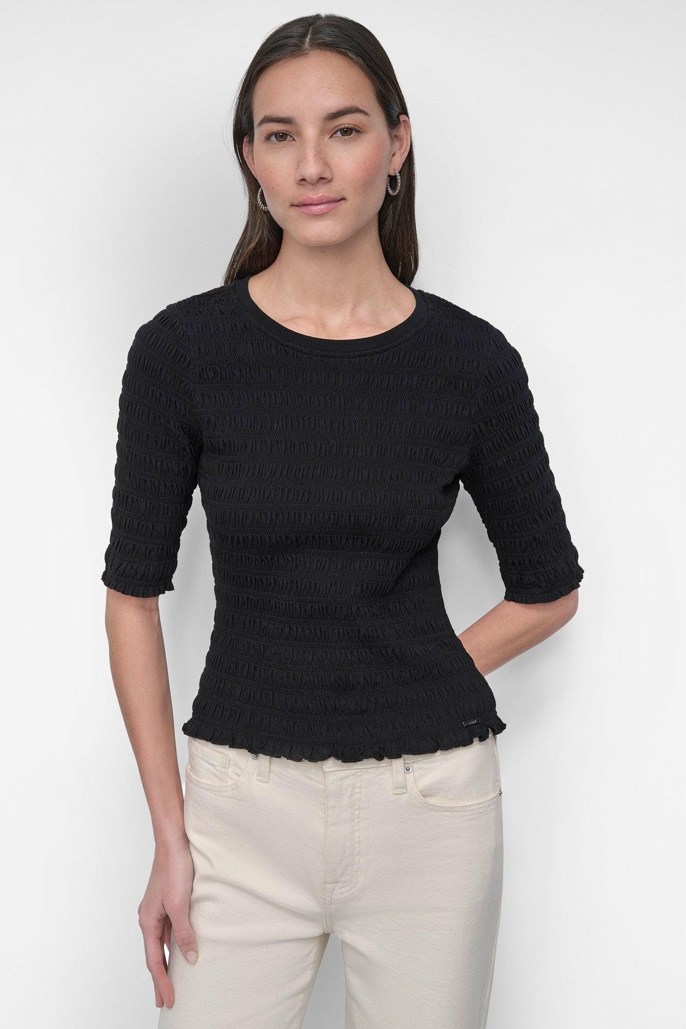 SMOCKED TEE Product Image