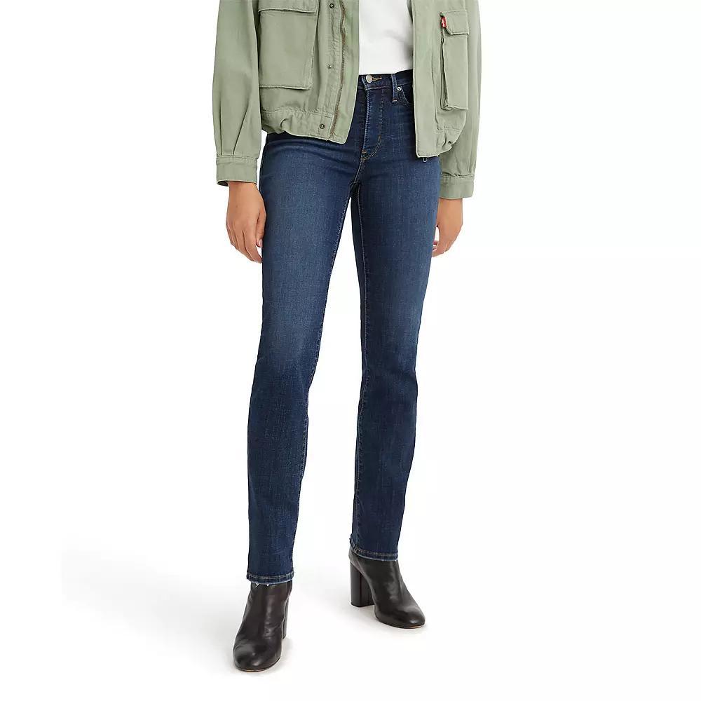 Levis 314 Shaping Straight Leg Mid Rise Jeans Product Image
