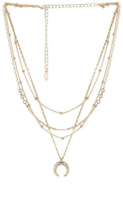 Layered Moon Necklace Ettika Product Image