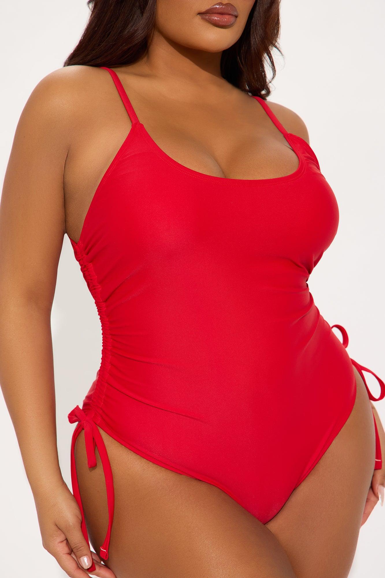 By The Pier 1 Piece Swimsuit - Red Product Image