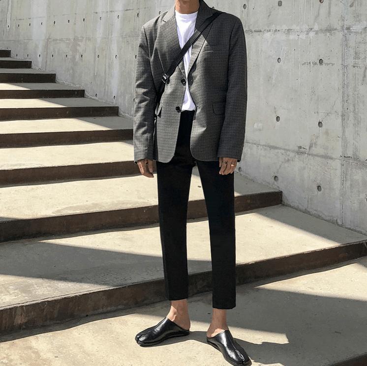 RT No. 2770 PLAID BLAZER JK Product Image