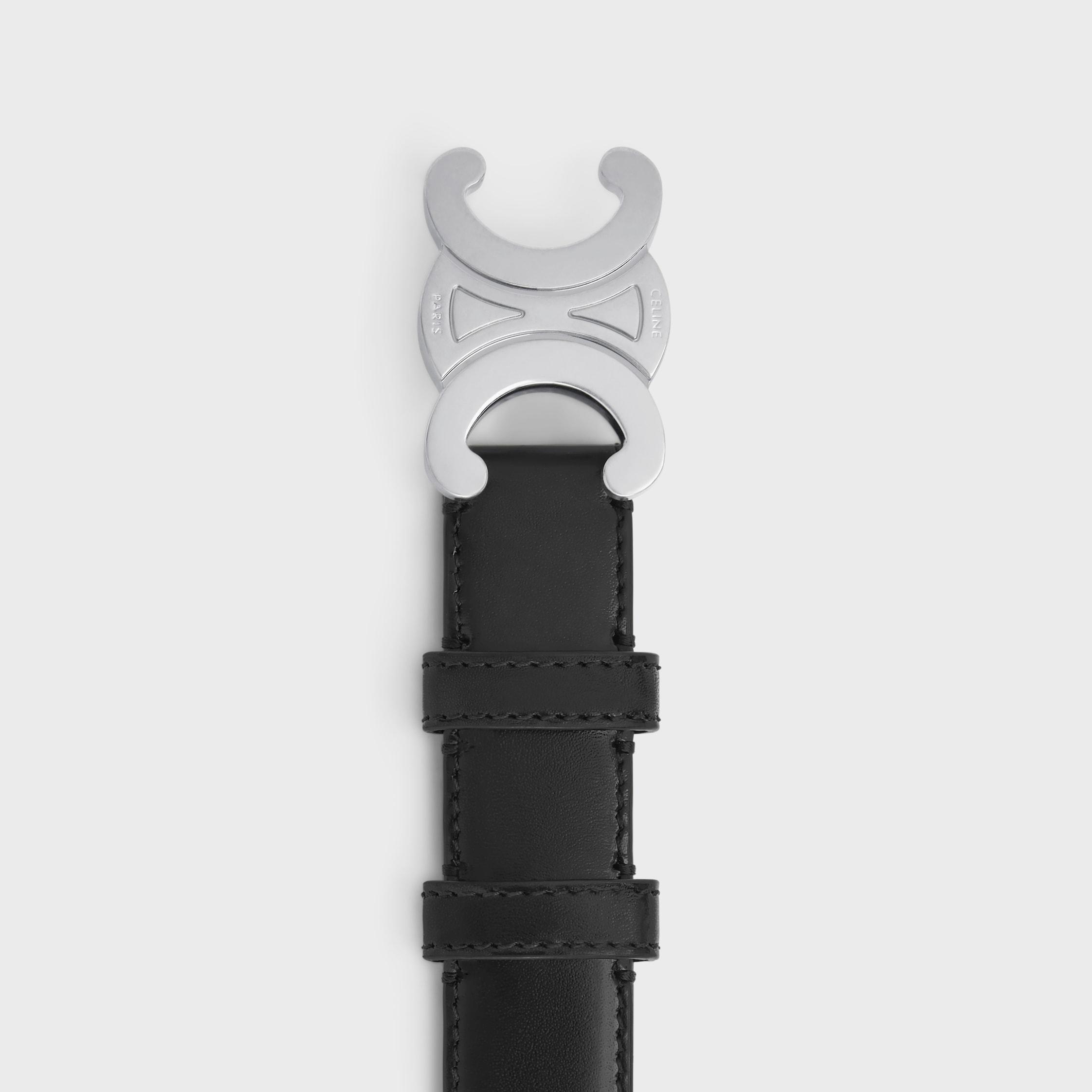 Medium Triomphe Belt in Taurillon Leather Product Image