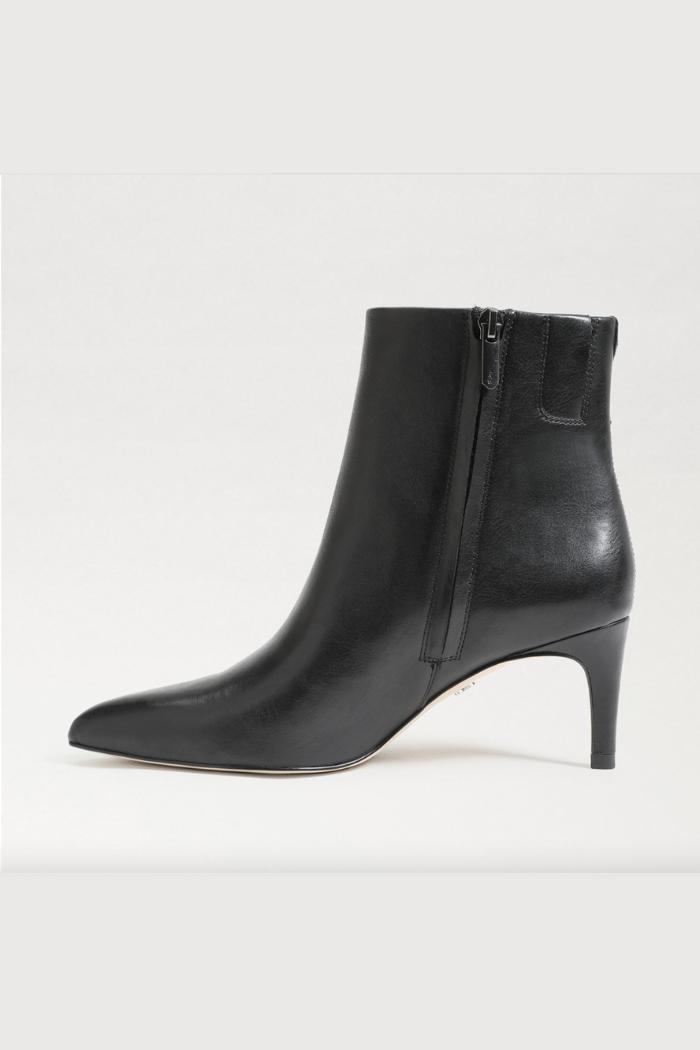 Ulissa Ankle Bootie - Black Leather Product Image