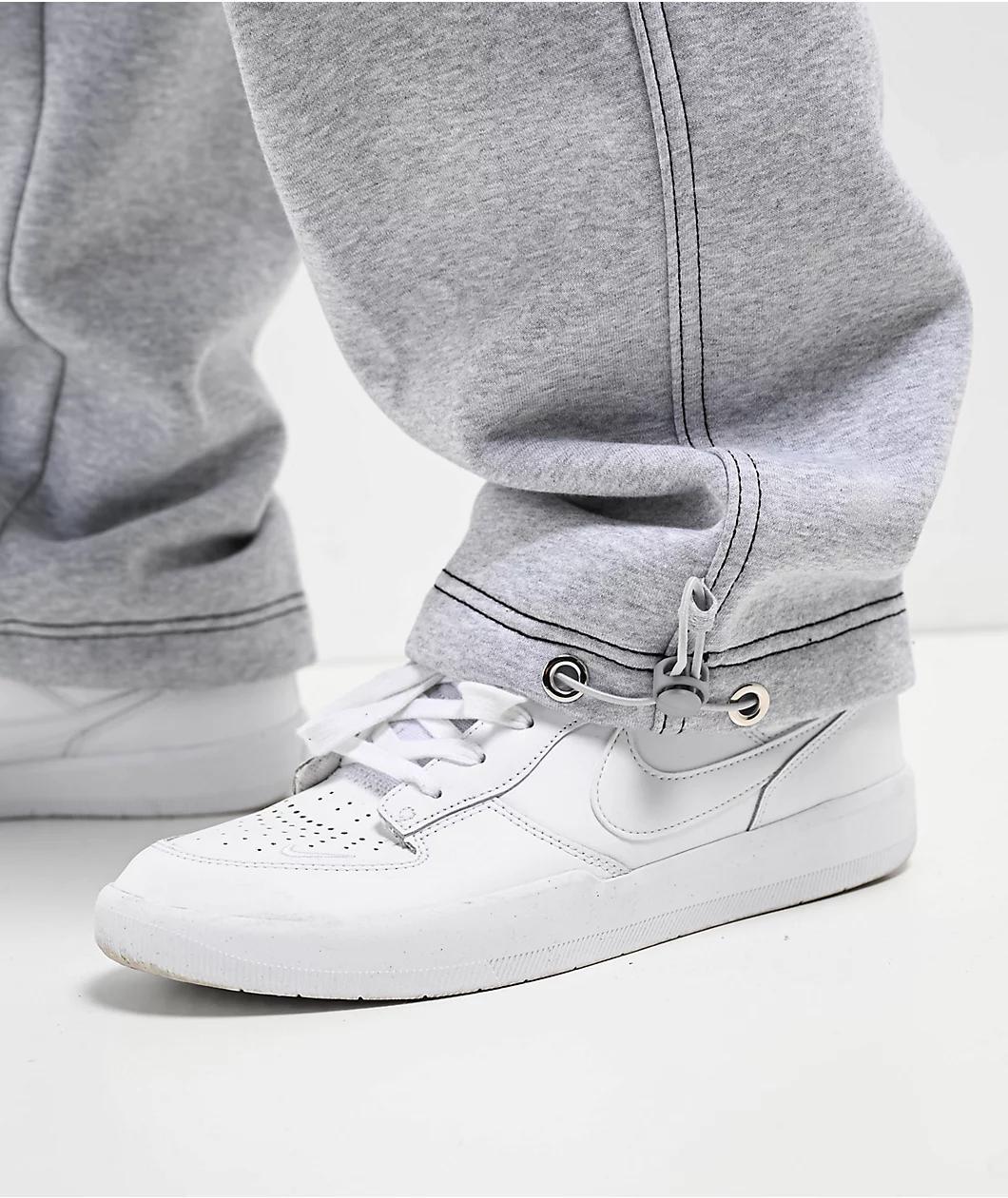 FB County Contrast Grey Cargo Sweatpants Product Image