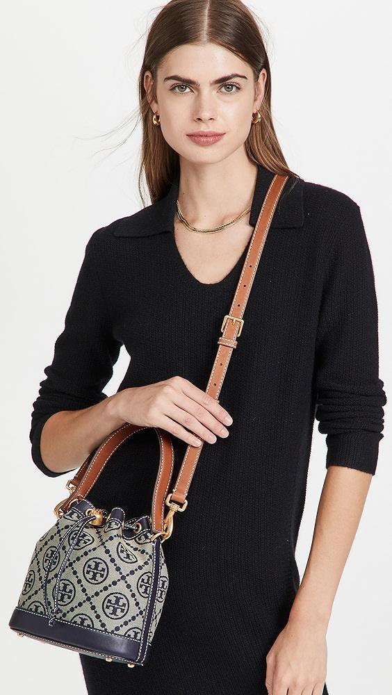 Tory Burch T Monogram Jacquard Bucket Bag | Shopbop Product Image