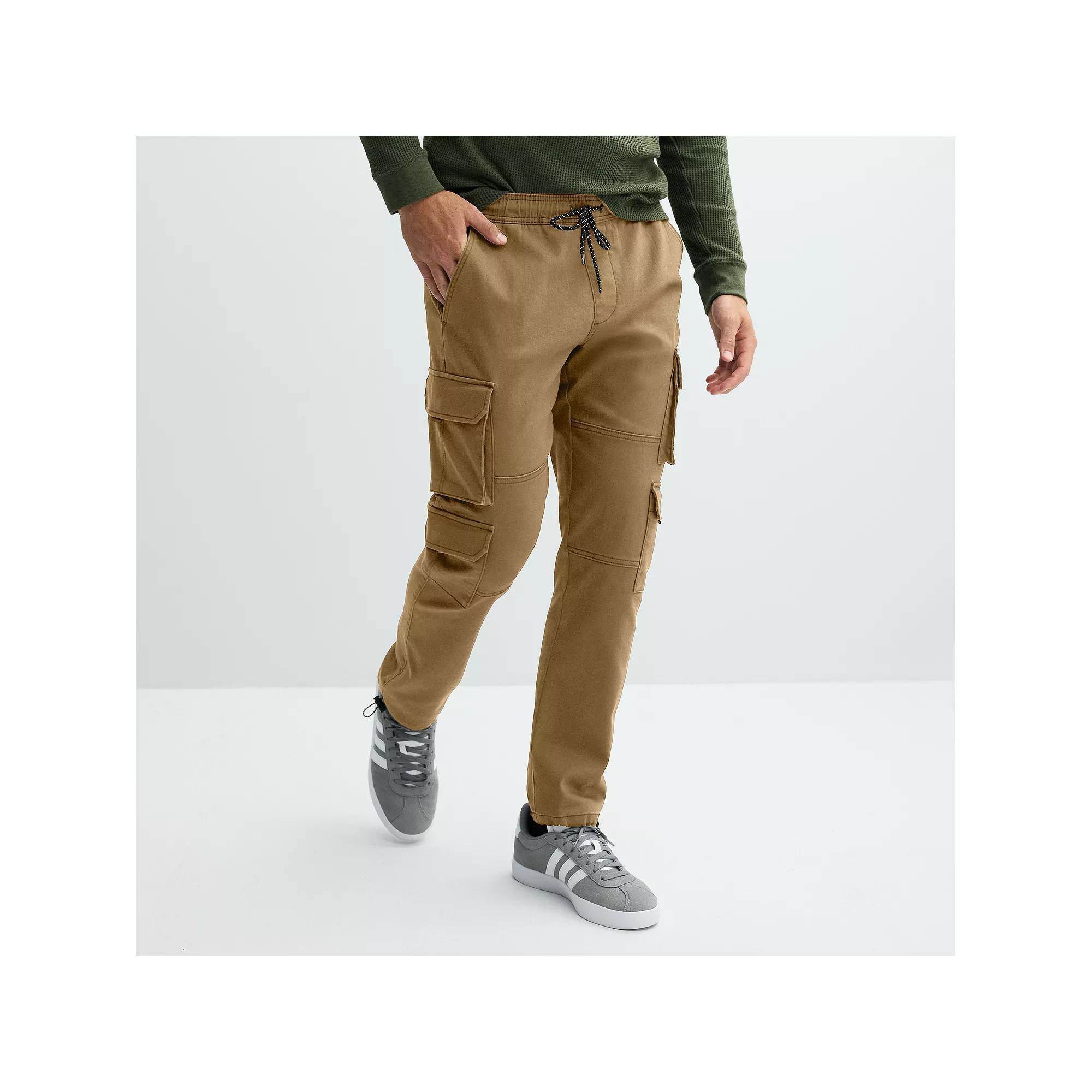 Men's Lazer Stacked Cargo Jogger Pants, Size: Small, Green Product Image