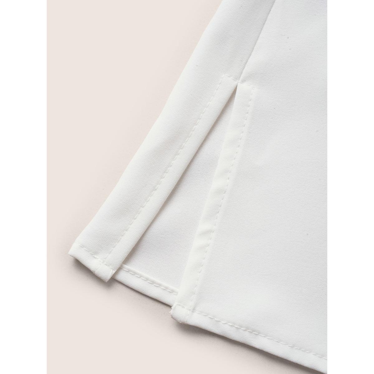 Plus Size Originalwhite Star & Striped Ruffles Raglan Sleeve Blouse Women Casual Short sleeve V-neck Everyday Blouses BloomChic 18-20/2X Product Image