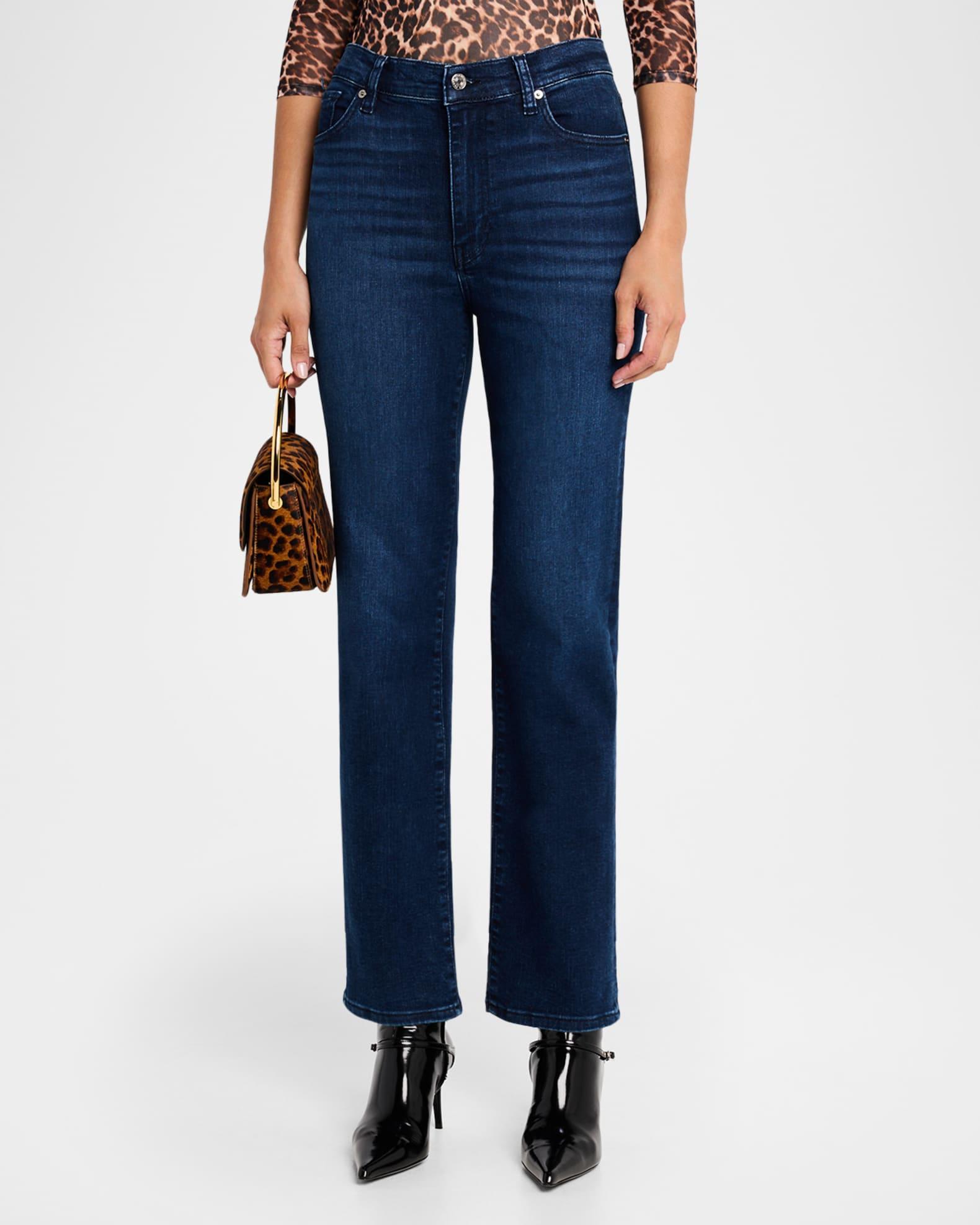 Le Sleek Straight Jeans Product Image