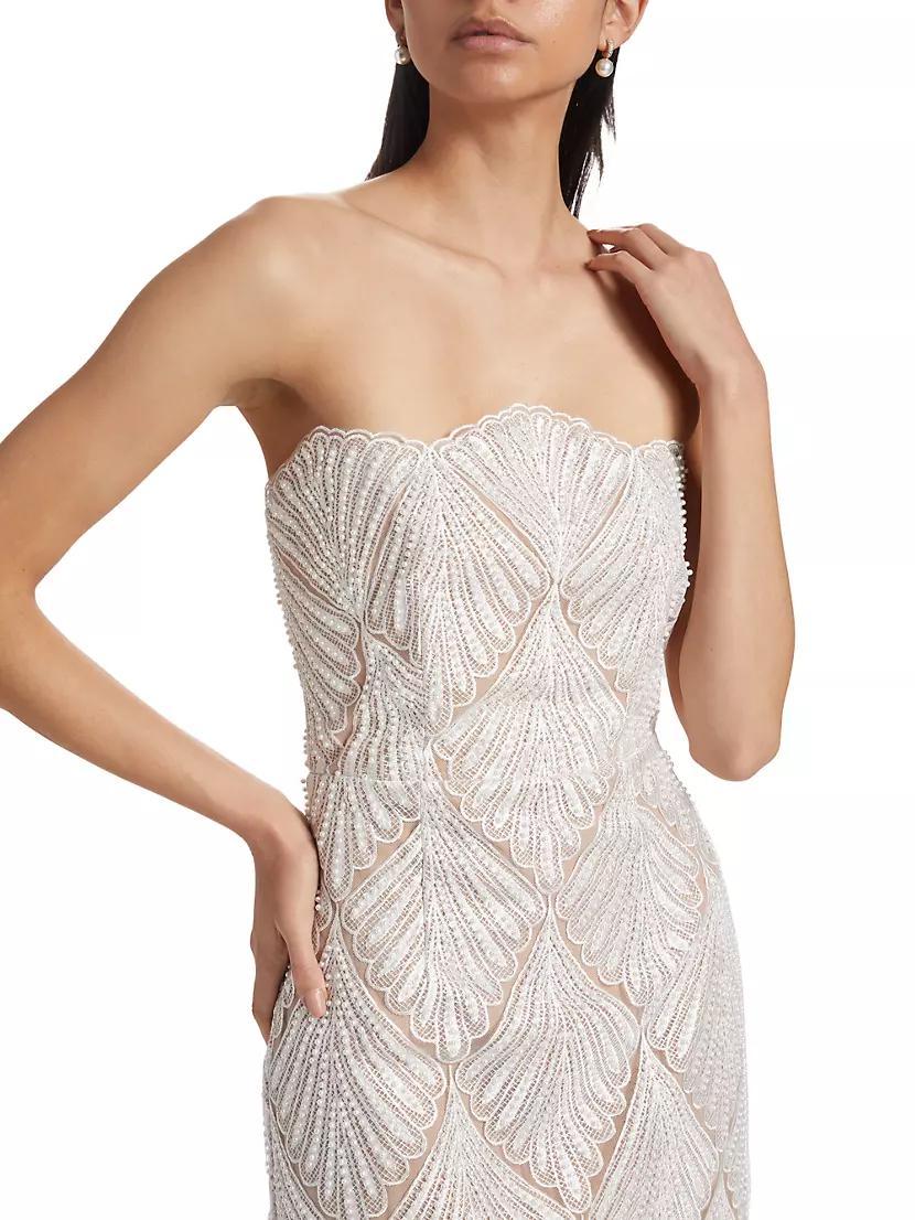 Harper Scalloped Lace Minidress Product Image