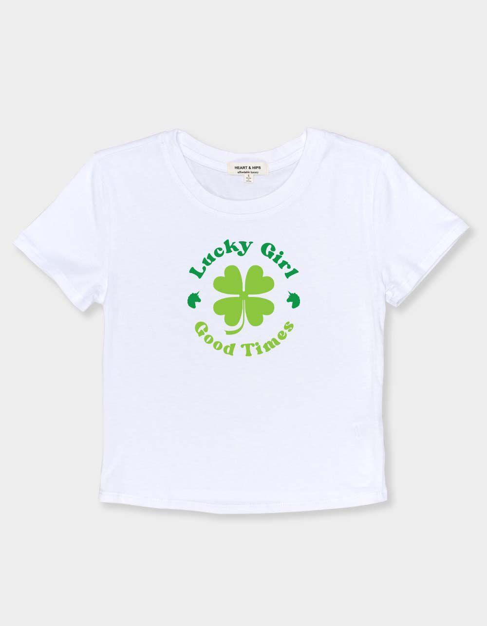 SHAMROCK Lucky Girl Womens Baby Tee Product Image