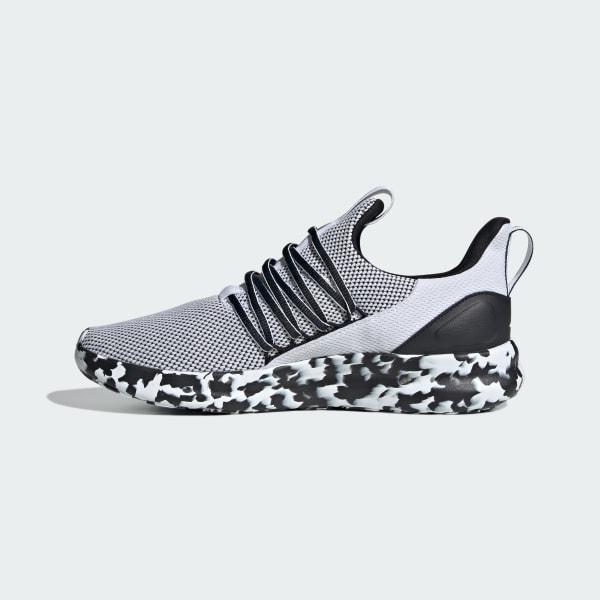 adidas Lite Racer Adapt 7.0 Men's Running Shoes, White Black Product Image