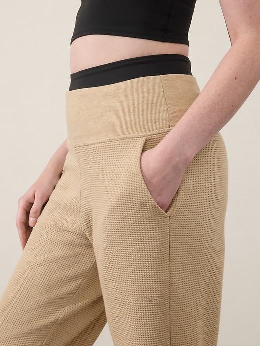 Coaster Luxe Waffle High Rise Jogger Product Image